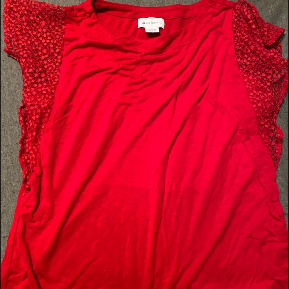 Red Liz clayborn shirt